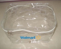 clear cosmetic bag