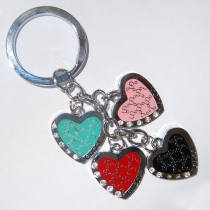 keychains and pins and bag hanger